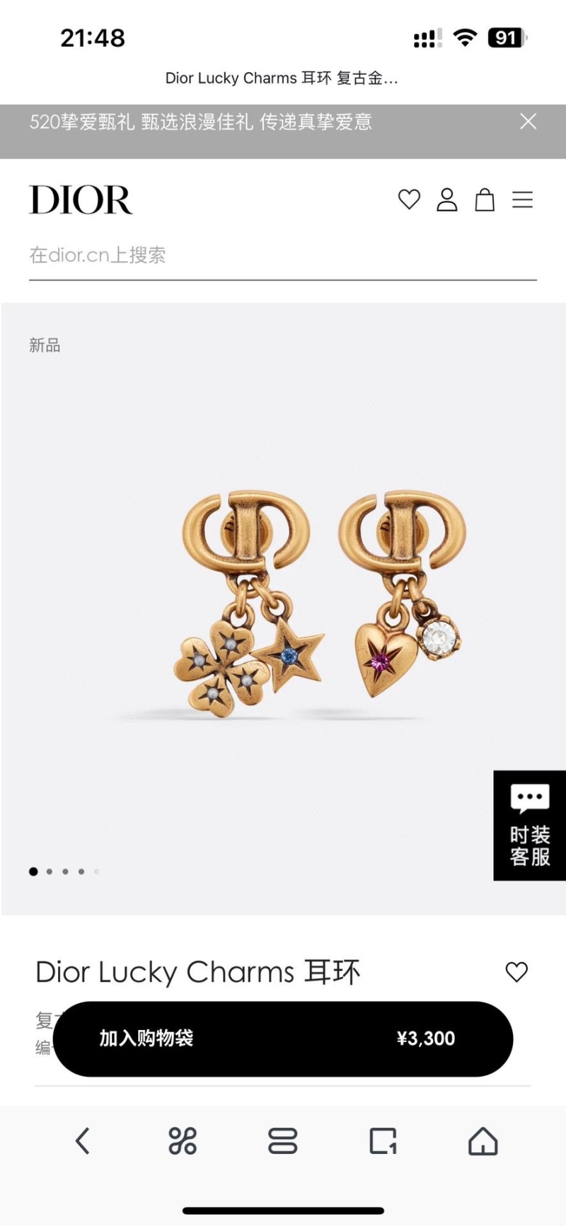 Christian Dior Earrings